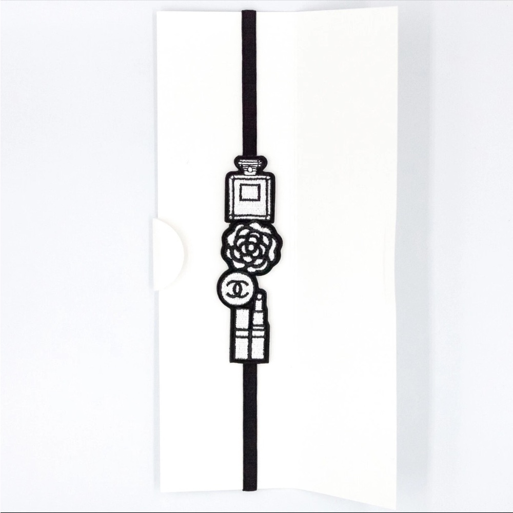 Chanel Monochrome Embroidered Bookmark